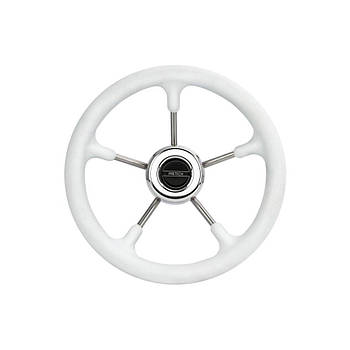 Кермо Pretech 320mm білий нержавійка