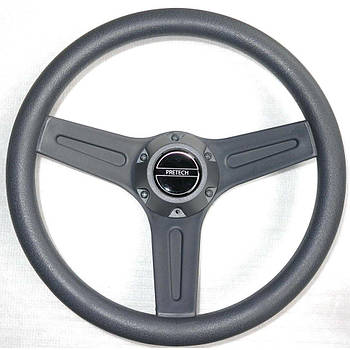 Кермо в човен Pretech 320mm сірого кольору (Pretech G)