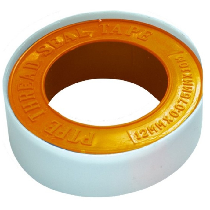 Фум стрічка Сталь,12 мм*0,1 мм*10 метрів 90731 (38010)