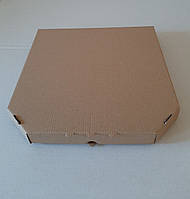 Коробка для пиццы бурого цвета 245*245*35 , профиль Е в упаковки 50 шт
