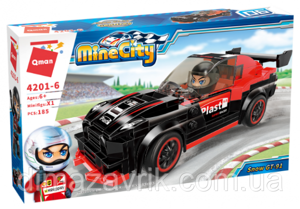 Конструктор Qman 4201-6 "Snow GT-91" 185 деталей, фото 1