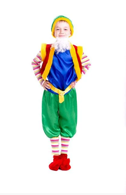 Маскарадний костюм Лісовий гномик колір синій, фото 1