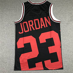 Чорна Баскетбольна майка Jordan 23 Чикаго Булз Mitchell & Ness NBA Big Face команда Джордан джерсі