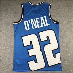 Синя баскетбольна майка ONeal 32 Орландо Меджик Mitchell & Ness NBA Big Face команда onіл джерсі