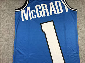 Синя баскетбольна майка McGrady 1 Орландо Меджик Mitchell & Ness NBA Big Face МакГреді джерсі