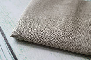 Тканина рівномірного плетіння льон Permin 076/01 колір натурального льону, 28 каунтів