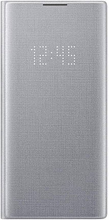 Чохол-книжка LED View Cover (Silver) EF-NN975PSEGRU для Samsung Galaxy Note 10 Plus Оригінал, фото 2
