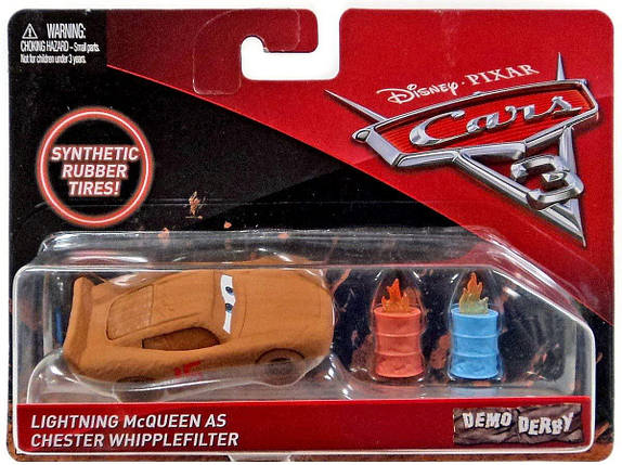 Тачки 3: Блискавка Маквин в грязі (Lightning McQueen as Chester Whipplefilter) Disney Pixar Cars від Mattel, фото 3