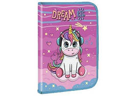 Папка для праці на блискавці А4 / Unicorn Dreams