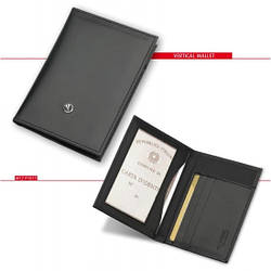 Гаманець Marlen M12.P1017 Vertical Wallet. Black