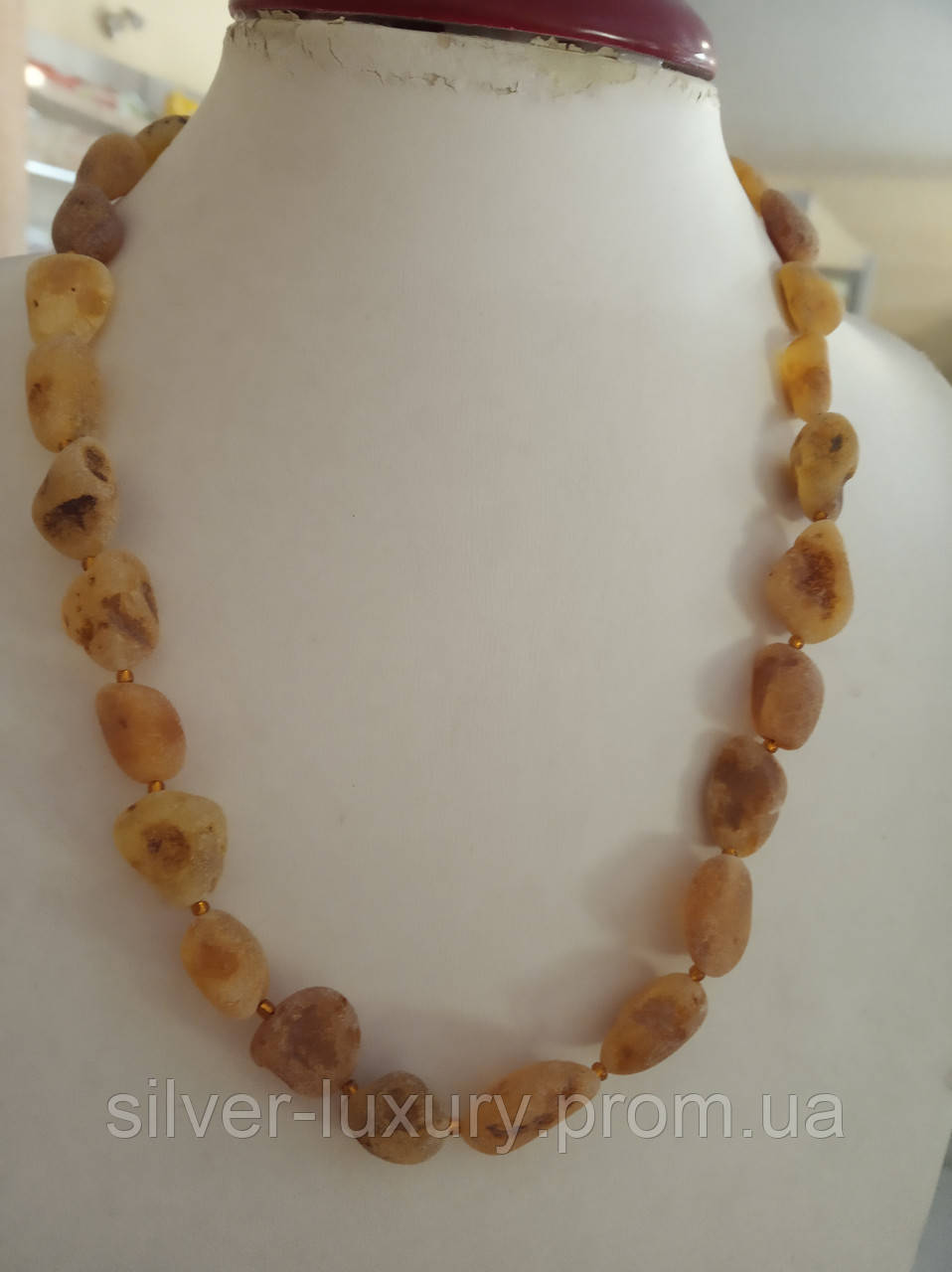Янтарные Бусы "Целитель" Из Натурального Нешлифованного Янтаря — Купить ...