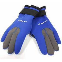 Неопренові рукавички для дайвінгу 6.5 мм п'ятипалі ANT W-903