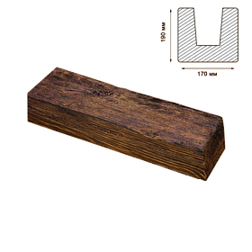 Балка Decowood модерн 17х19см темна