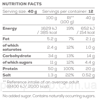 Протеїнові млинці (суміш) BioTech USA Protein Gusto Pancake 480 г (12 порц.), фото 2