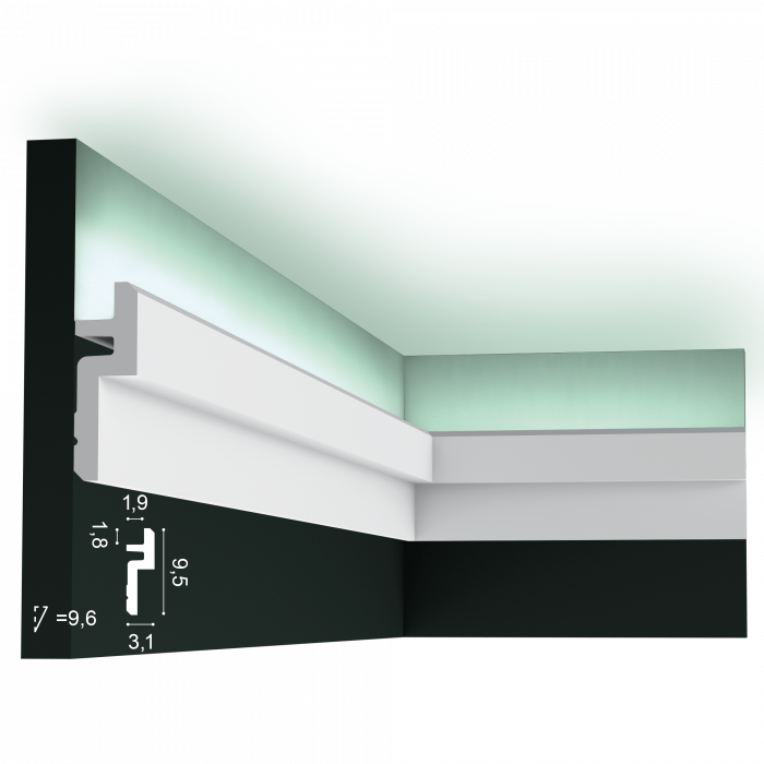 Карниз Orac Decor C394 Steps (95x31)мм, фото 1