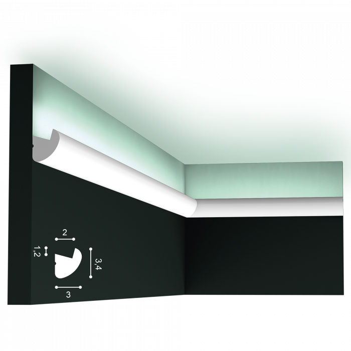 Карниз Orac Decor CX188 (34x30)мм гнучкий, фото 1