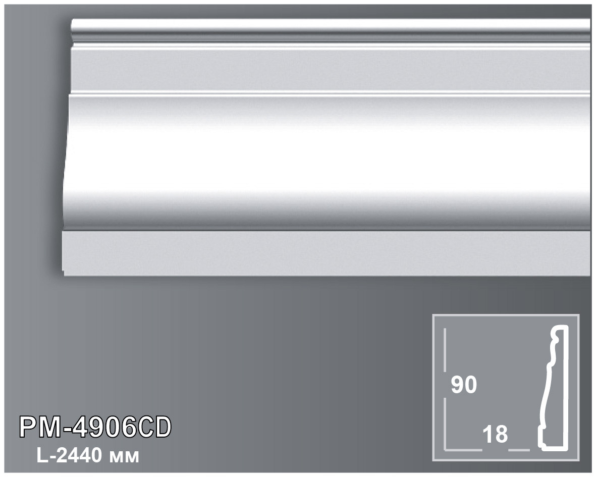 Молдинг Perimeter PM4906CD (90x18)мм