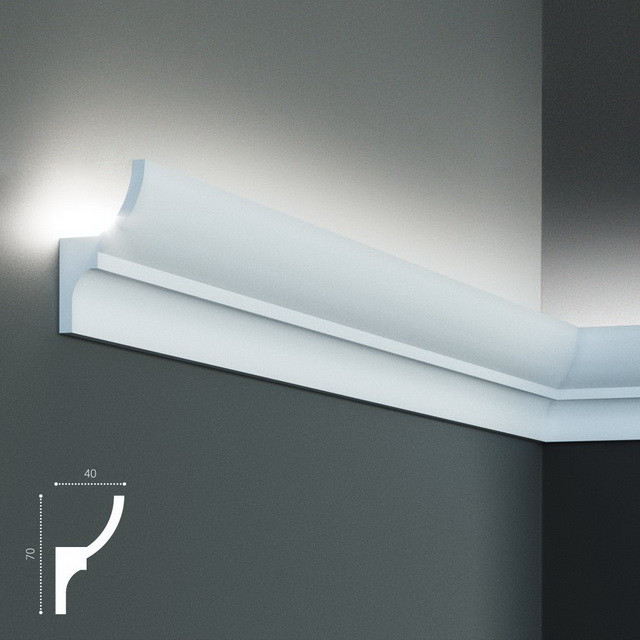 Карниз Tesori KF701 (70x40)мм