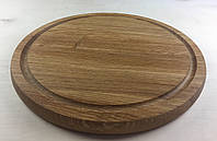 Кухонная разделочная доска деревянная 30*2 см