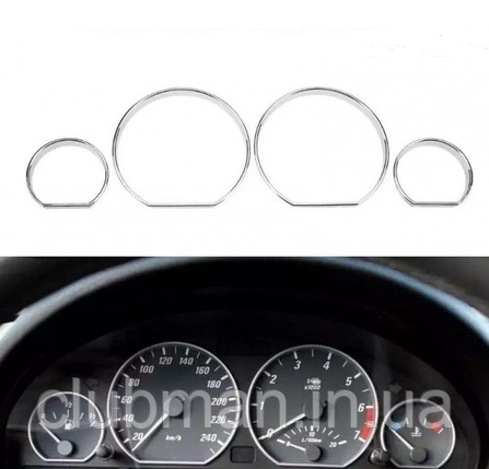 Кільця в панель приборів BMW БМВ E46 E38 E39 E53, фото 1