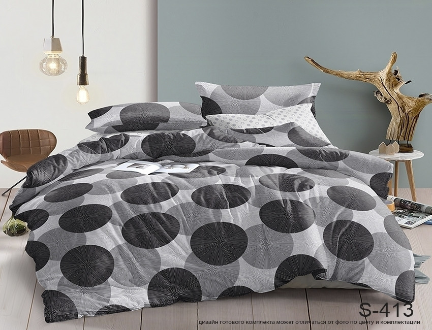 Комплект двоспальний сатин з компаньйоном ТМ TAG S413, фото 1