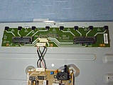 Інвертор, плата матриці, шлейф LVDS, плата управління від LCD телевізора Samsung LE32D550K1WXUA, фото 4