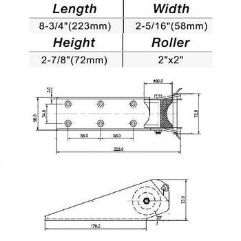 РОУЛЬС 8-3/4"(223MM) HF10-011S