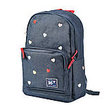 Рюкзак YES T-67 Hearts синий 558279, фото 5