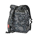 Рюкзак молодіжний YES T-71 Double up сірий/червоний 558360, фото 4