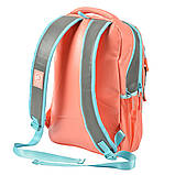 Рюкзак молодіжний YES T-32 Citypack ULTRA кораловий/сірий 558413, фото 3