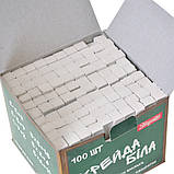 Мел белый 1Вересня 10х10×100 мм 100 штук квадратный 400063, фото 2