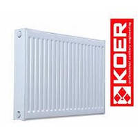 Панельный стальной радиатор KOER 22 x 500 x 1600S (3088 Вт, 45,5кг, бок)