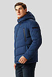 Короткий пуховик чоловічий Finn Flare W18-21002-101 синій 2XL, фото 3