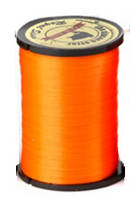 Нить монтажная Оранжевая (120D lightly waxed thread)