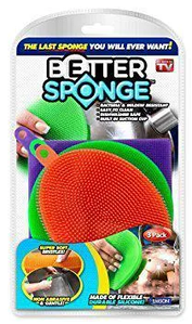 Силіконові губчасті губки комплект із 3 шт. Better Sponge