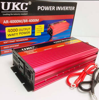 Перетворювач AC/DC UKC AR-4000M/3054 12 V / 220 V / 4000 WAT (10 шт)