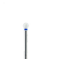 Насадка керамическая для аппаратного маникюра и педикюра, форма Шарик, шарик 4 мм, синяя