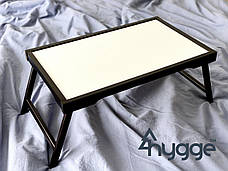 Дерев'яний столик-піднос для сніданку в ліжко HyggeTM Vanlig, венге daymart, фото 2