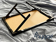 Дерев'яний столик-піднос для сніданку в ліжко HyggeTM Vanlig, венге daymart, фото 5