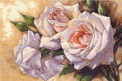 Набір для вишивання DIMENSIONS «White Roses • Білі Троянди» 35247