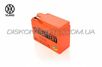 Акумулятор для скутера 2.3 Ah гелевий 12 V, Honda (113x49x85мм) YTR4A-BS "VLAND"