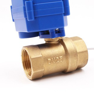 Кульовий кран з електроприводом CWX-15, CR04, 12В, 1дюйм, фото 1