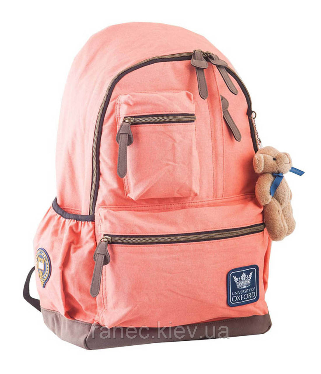 Підлітковий Рюкзак YES OX 236 персиковий 30*47*16 554085