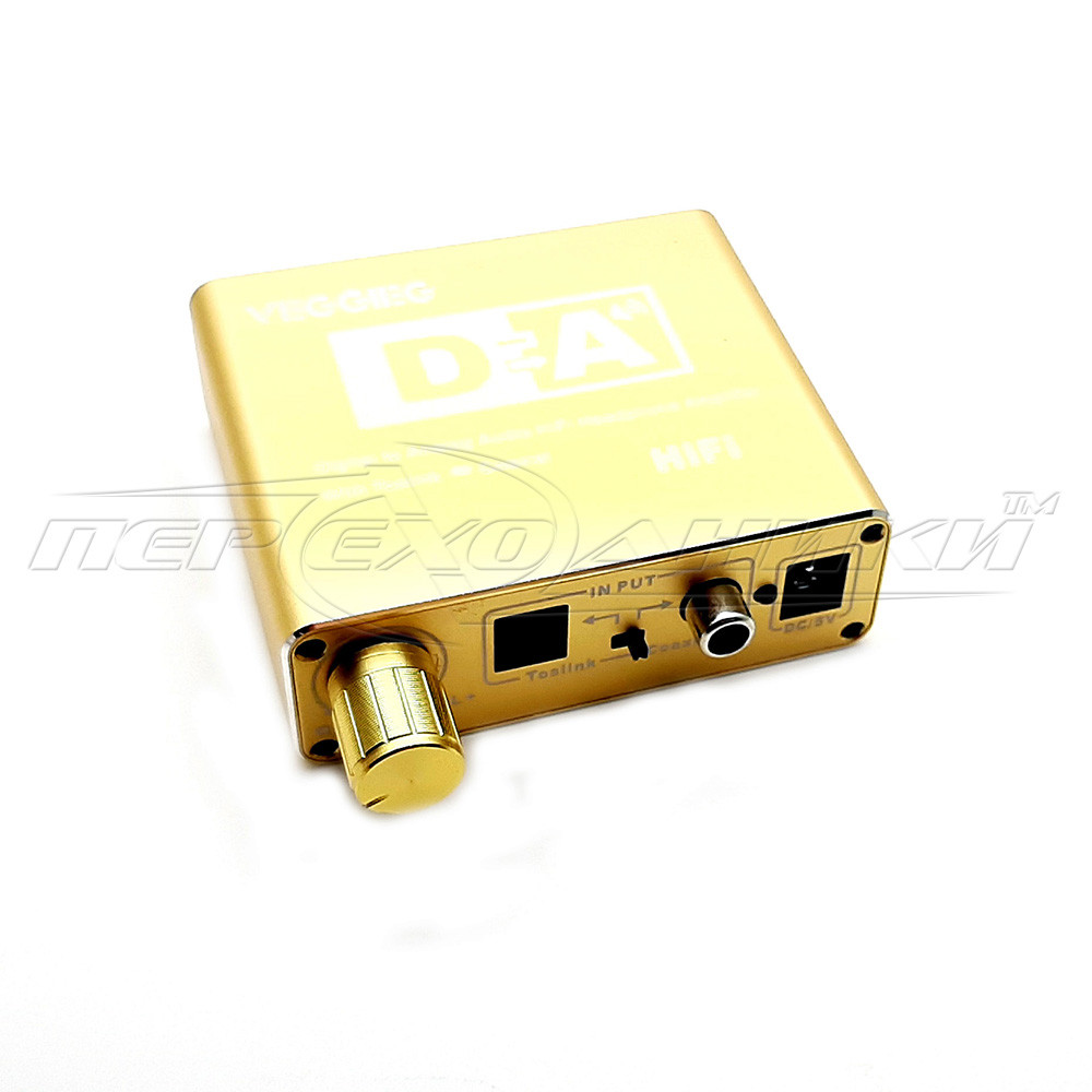 Конвертер звуку Digital to Analog Audio (цифра в аналог) з регулятором, преміум