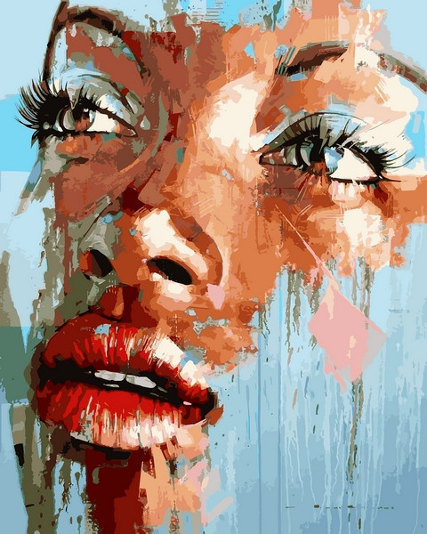 Картина за номерами 40х50 см Babylon Твоя темна шкіра Художник Джиммі Лоу (VP 1176), фото 1