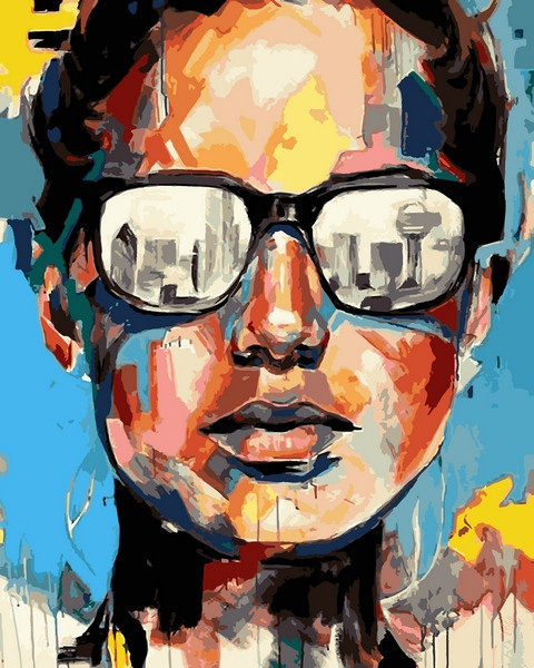 Картина за номерами 40х50 см Babylon Нью-Йорк Художник Джулія Паппас (VP 1186), фото 1