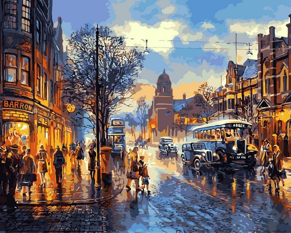 Картина за номерами 40х50 см Babylon Еббі Роуд 1930-х років (VP 1241), фото 1