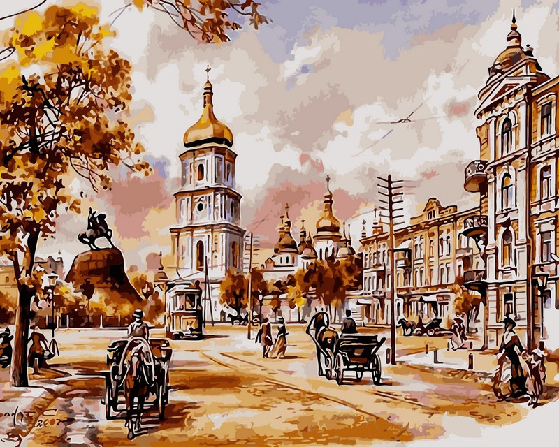 Картина за номерами 40х50 см Babylon Софія Київська Художник Брандт Сергій (VP-048new)