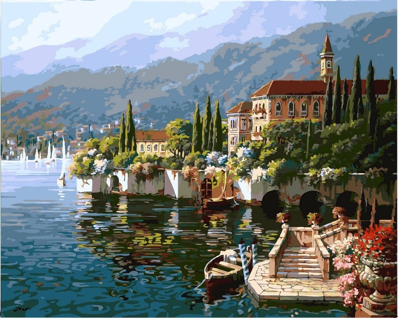 Картина за номерами 40х50 см Babylon Спогад про Веррене Художник Боб Пейман (VP-261), фото 1