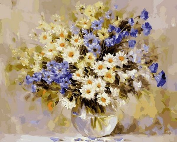 Картина за номерами 40х50 см Babylon Ромашковий букет (VP 584), фото 1